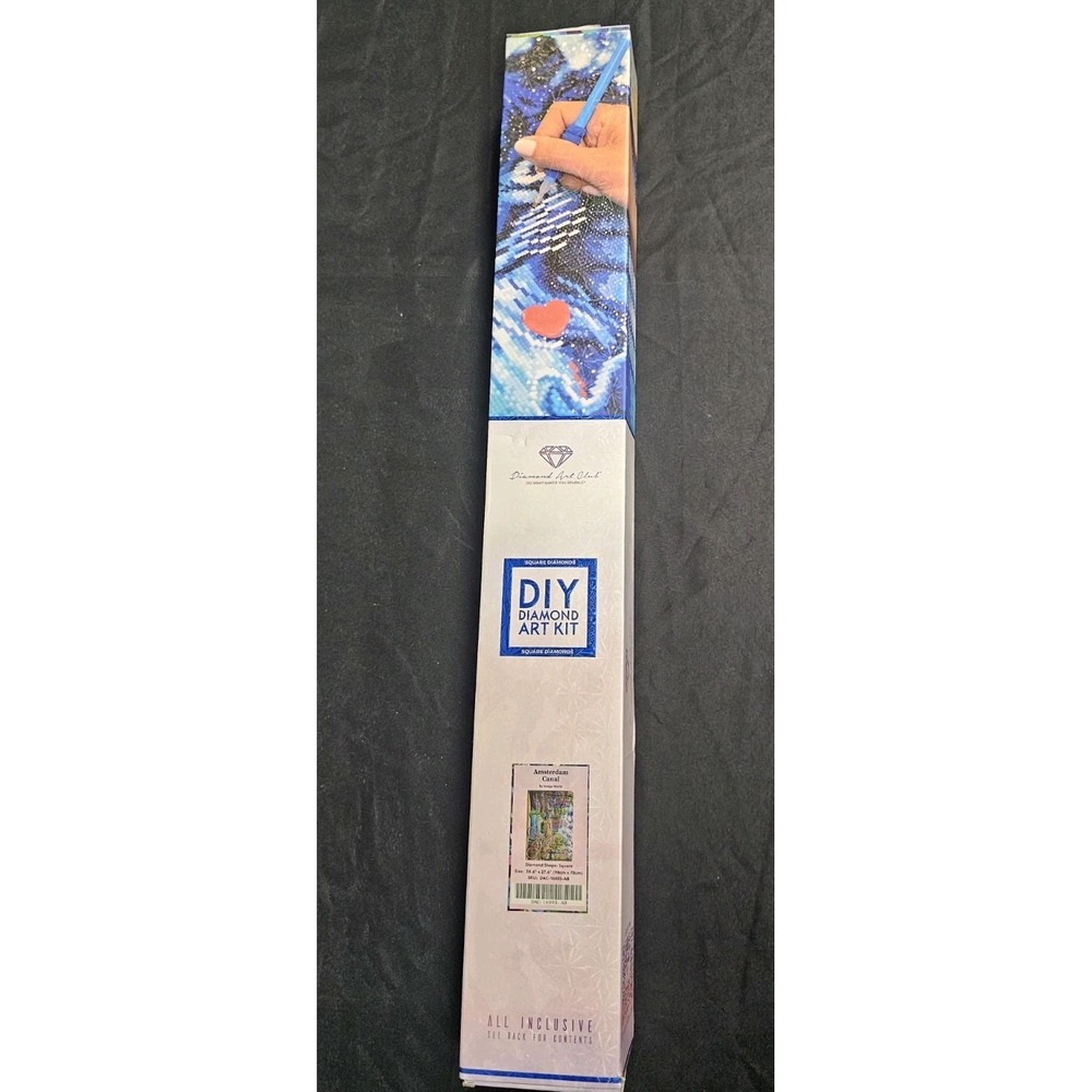 Diamond Art Club DIY Diamond Art Kit Amsterdam Canal 38.6" x 27.6"